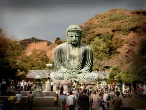 For nearly eight centuries, the great Buddha has watched over the ancient capital of Japan in Kamakura