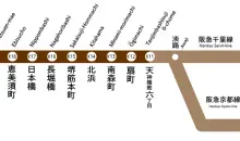 Sakaisuji Line Map