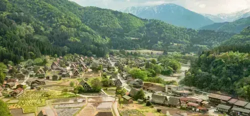 Shirakawa-go village in Gifu prefecture