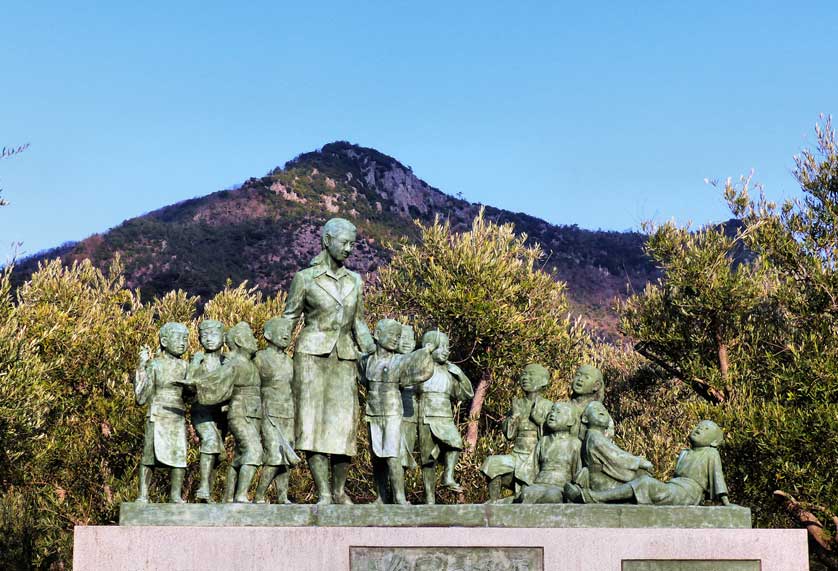 Sculpture People For Peace, Shodoshima, Japan.