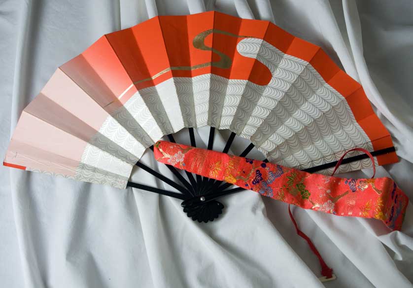 Japanese folding fan.