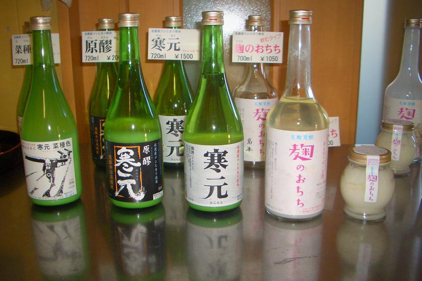 Sado Doburoku: Sake products, Sado Island, Niigata Prefecture.