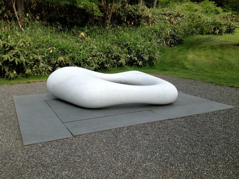 Kan Yasuda sculpture, Bibai, Hokkaido, Japan.
