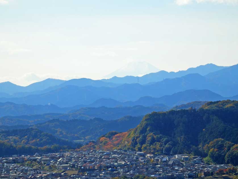 Hiwadayama view to Mount Fuji, Saitama, Japan.