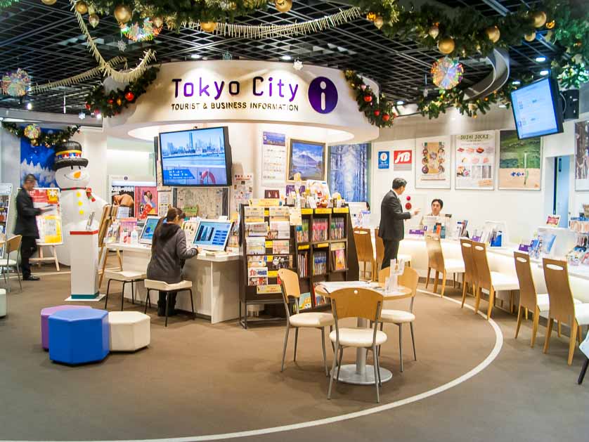 Tokyo City-i Tourist & Business Information Center, Kitte Marunouchi, Tokyo.