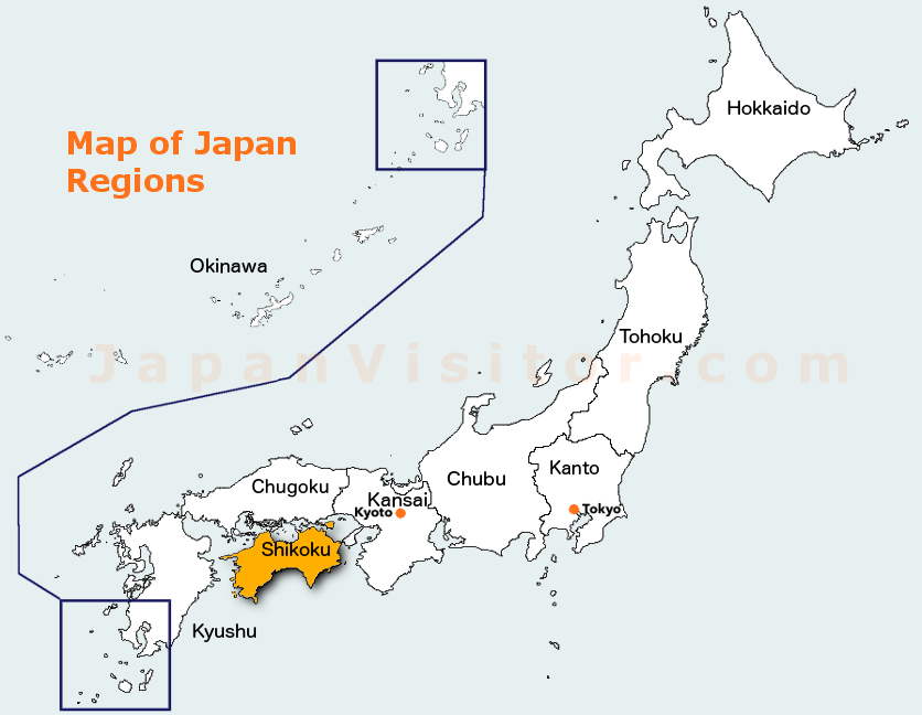 Shikoku map.