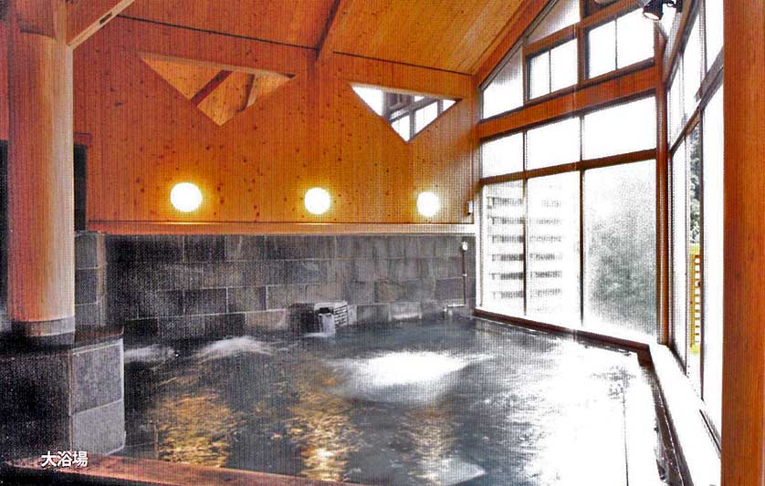 The Big Bath at Sawarabi Onsen, Naguri, Hanno, Saitama Prefecture (image courtesy of Sawarabi Onsen).