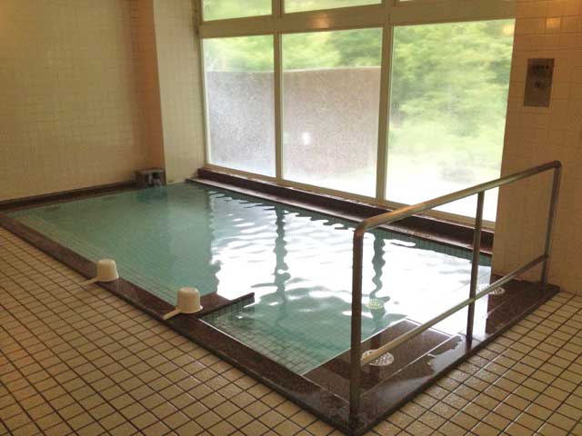 Onsen bathing in Japan.