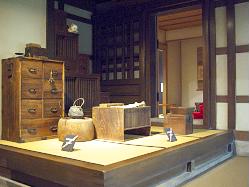 House interior, Shinjuku Historical Museum, Tokyo.