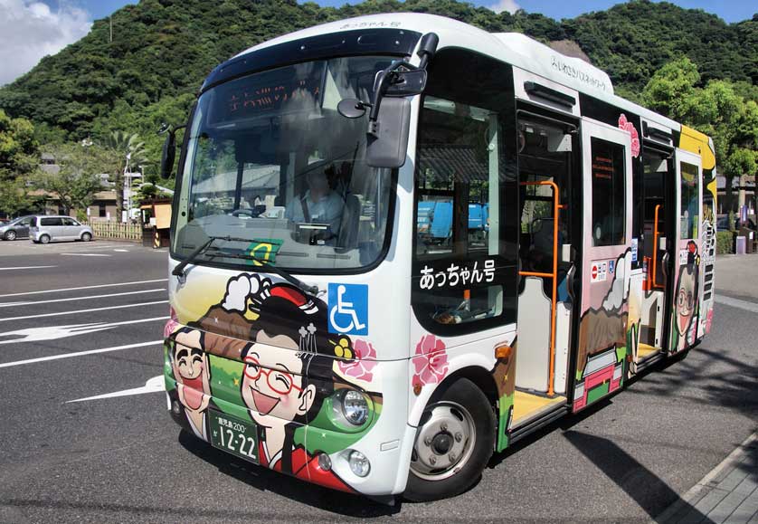 Kagoshima City View Bus, Kagoshima, Kyushu, Japan.