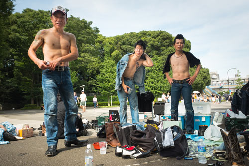 Rockers in Harajuku.