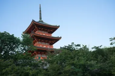 A Japanese pagoda