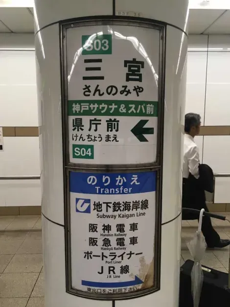Kobe Subway Sign