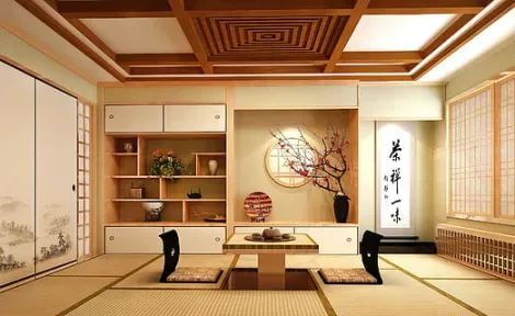 Chambre typique dans un ryokan