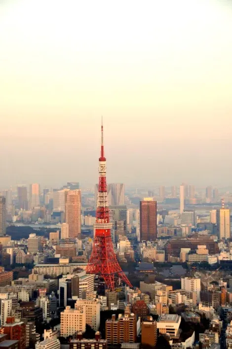 Vue de la tour de Tokyo