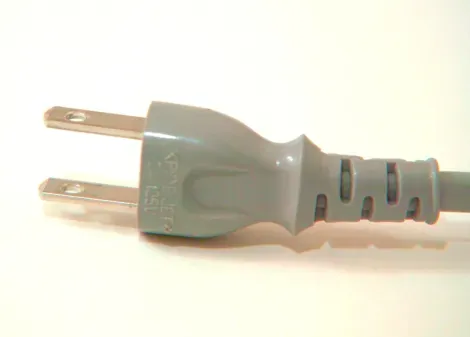 Un câble électrique japonais 100 volts