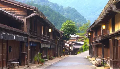 Tsumago an old postal town.
