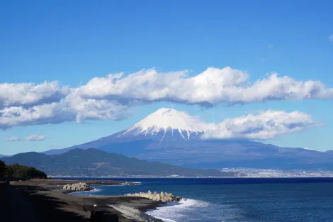 Mount Fuji from Miho Pine Beach, Shizuoka Prefecture