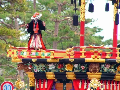  Karakuri ningyo puppets at the Takayama matsuri Festival