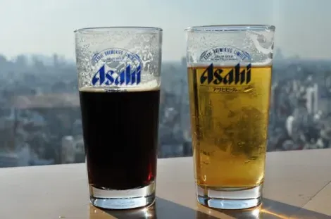 La Asahi Black et la Asahi Super Dry