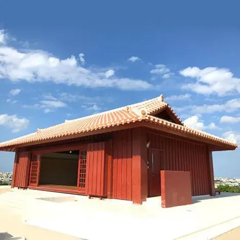 The special dojo of the karate museum in Okinawa. Exterior View