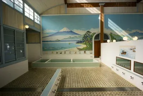 A sento, a public Japanese bath