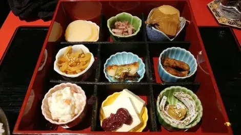 Assortiment de petites spécialités japonaises