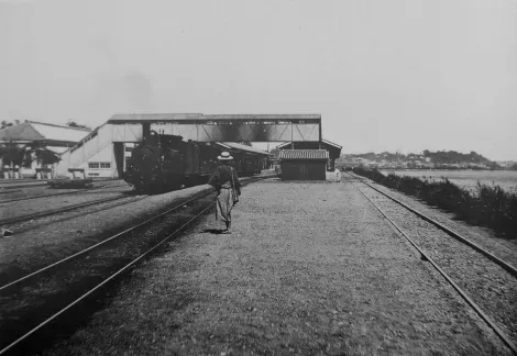 La gare de Shinagawa en 1897