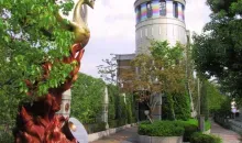 Los jardines del museo Osamu Tezuka,