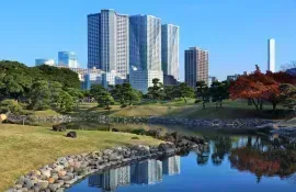 Giardini Hamarikyu: uno di Tokyo deve essere visto