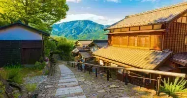 Fai un'escursione lungo il Nakasendo, tra Magome e Tsumago, nelle Alpi giapponesi