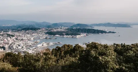 View of Sasebo, Kyushu