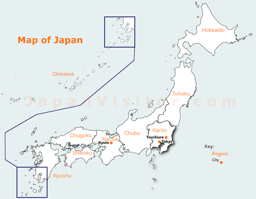 Tsuchiura map.