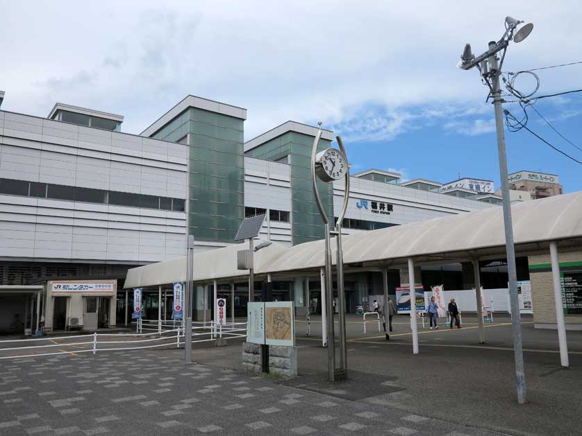 Fukui JR Station, Fukui Prefecture, Japan.