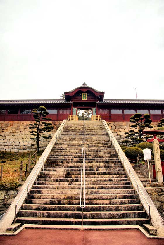 Approach to Toshogu Shrine.