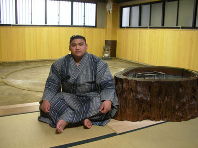 Sumo wrestler Futeno.