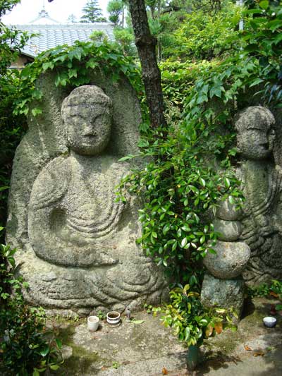Stone buddha, Higashiyama, Kyoto.