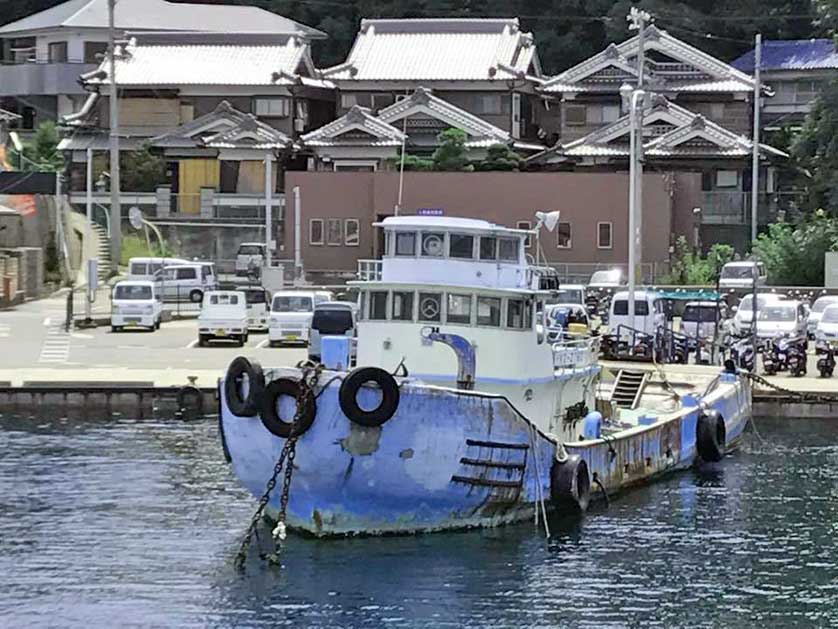 Old boat on Bozejima, Japan.