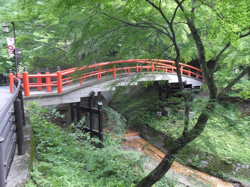 Kajika Bridge in Ikaho Onsen, Gunma.
