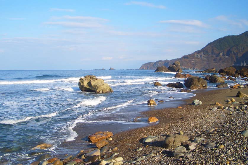 Sado Doburoku: Coastline, Sado Island, Niigata Prefecture.