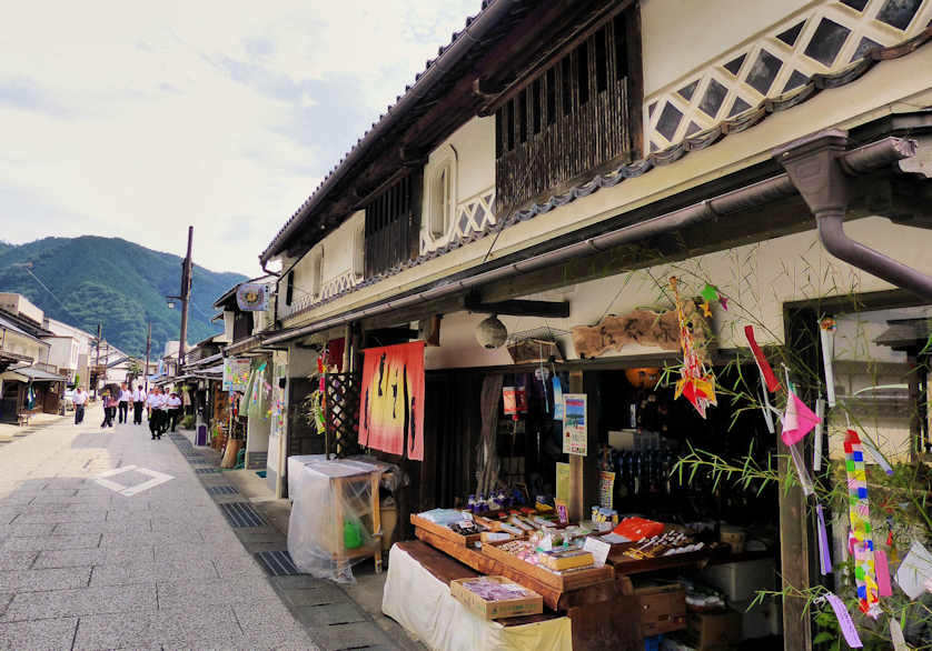 Main street of Katsuyama, Okayama.