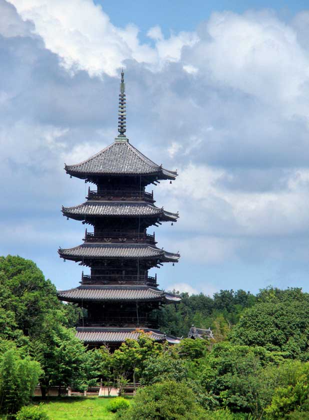 Kokubunji Temple pagoda, Okayama Prefecture.