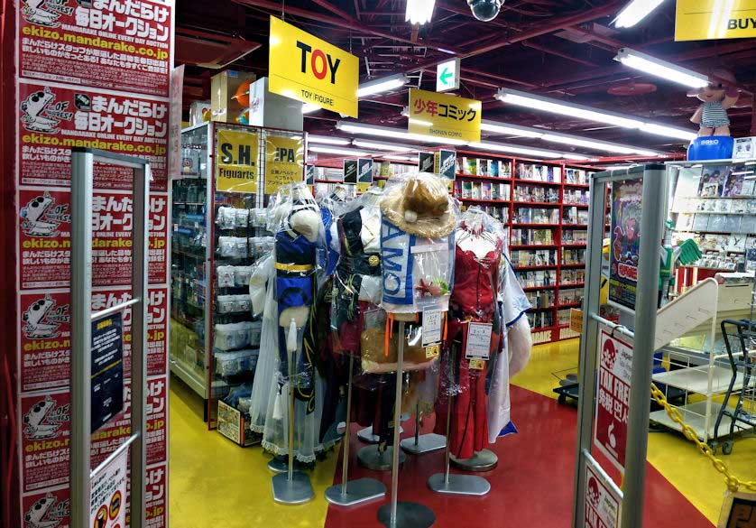 A whole shopping mall devoted to otaku products and services.