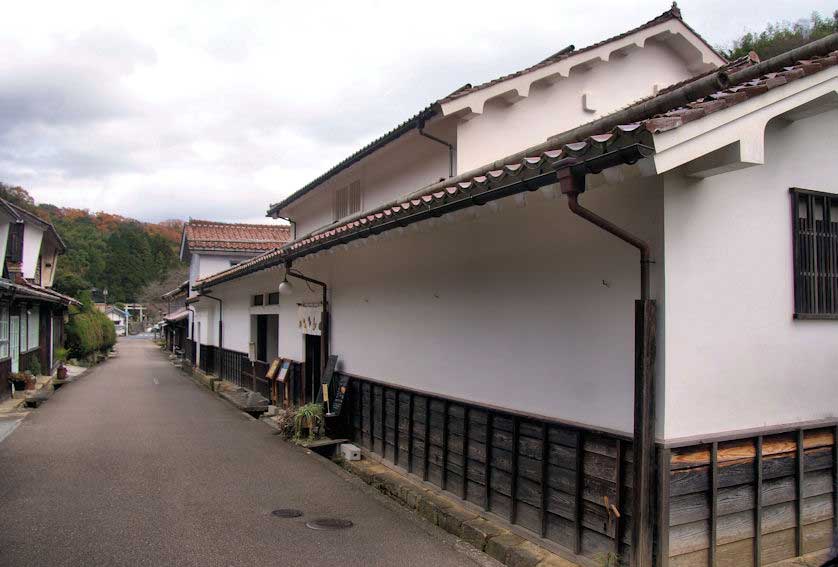 Entrance to the Kumagai Residence in Omori, Iwami Ginzan, Japan.