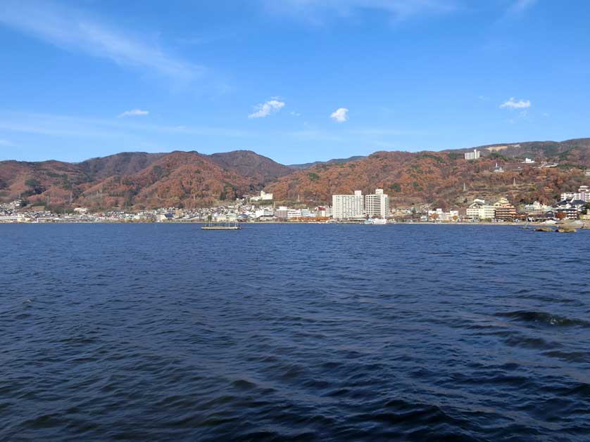 Suwa Lake, Nagano Prefecture, Japan.
