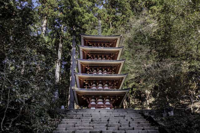 Pagoda, Muroji Temple, Nara.