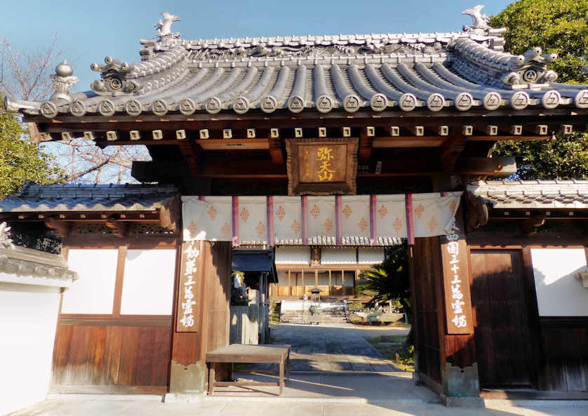 Saimyoji, an 8th century temple near to the Nagaoka Farmhouse, Shikoku, Japan.