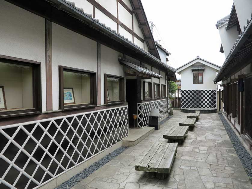 Nakatsugawa historic, restored buildings, Gifu, Japan.