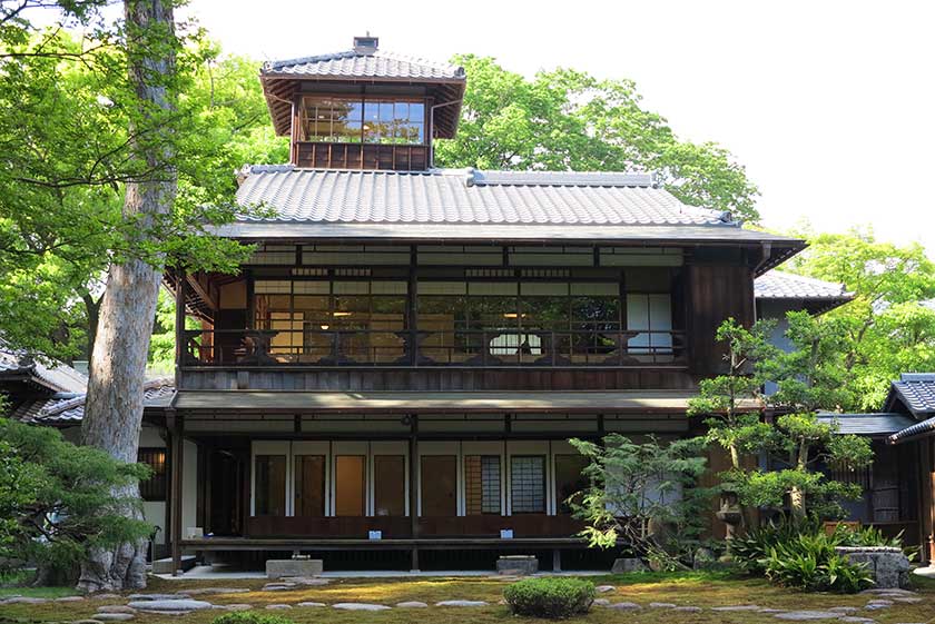 View of main house, Old Mitsui Family Shimogamo Villa.
