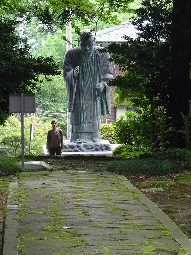 Statue of the monk prior to mummification, Saishoji Temple, Niigata Prefecture.